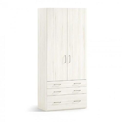 Inside 75 Armoire 2 portes 2 tiroirs 1 caisson 84,1 x 57,5 x 220 cm