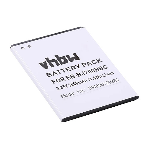 vhbw Li-Ion Batterie 3000mAh (3.85V) pour téléphone portable, smartphone Samsung SM-J7000, SM-J7008, SM-J700F/DS Remplace: EB-BJ700BBC.