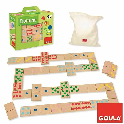 Goula - 50263 - Jouet en Bois - Eveil - Domino - Topycolor