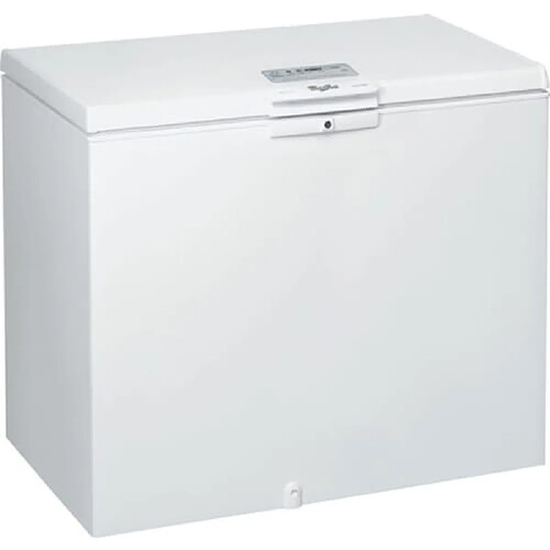 Whirlpool WHE223334 Congélateur Coffre Autoportante Tactile 220L 240V 42dB 50Hz Blanc