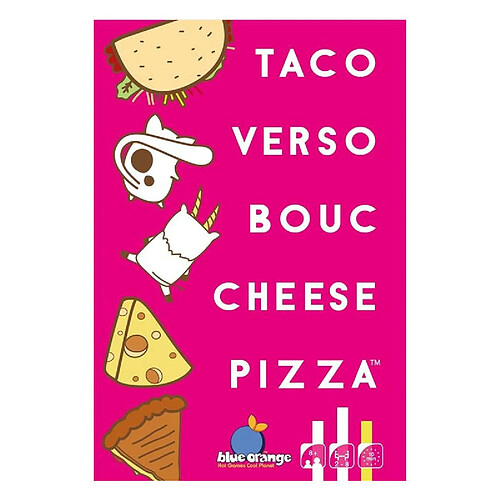 Jeu d'ambiance Blue Orange Taco Verso Bouc Cheese Pizza