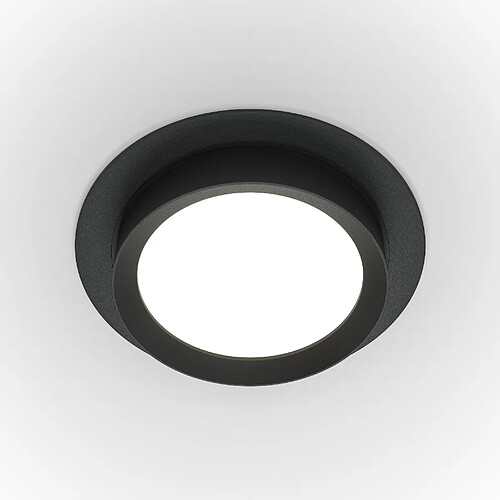 MAYTONI Downlight Encastré Rond Noir GX53