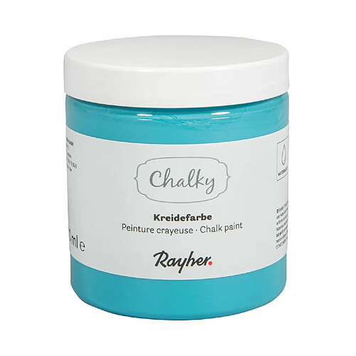 Rayher Peinture Craie Vert-bleu - Chalky Finish - 230 ml