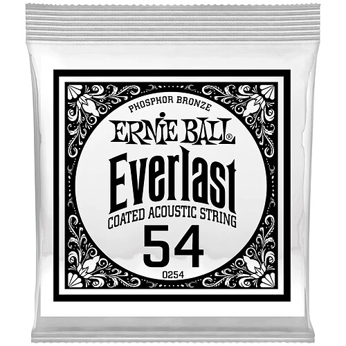 10254 Everlast Coated Phophore Bronze 54 Ernie Ball