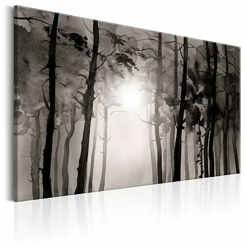 Paris Prix Tableau Imprimé Foggy Forest 60 x 90 cm