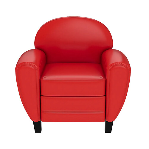 Rendez Vous Deco Fauteuil Club rouge