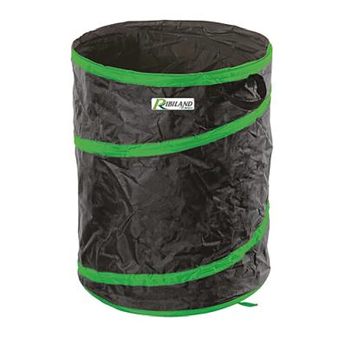 Ribimex Sac poubelle de jardin pop up bag 90 litres