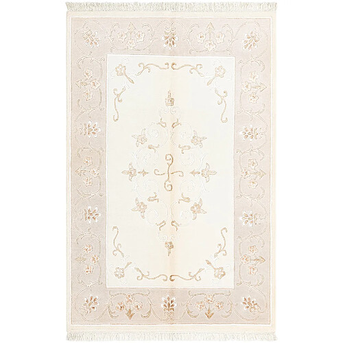 Vidal Tapis de laine 180x122 beige Darya