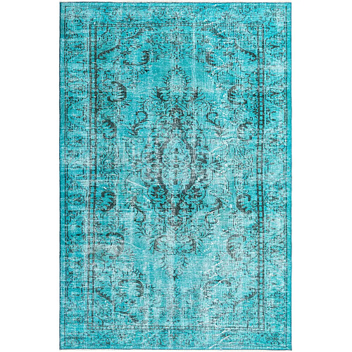 Vidal Tapis de laine 279x180 turquoise Ultra Vintage