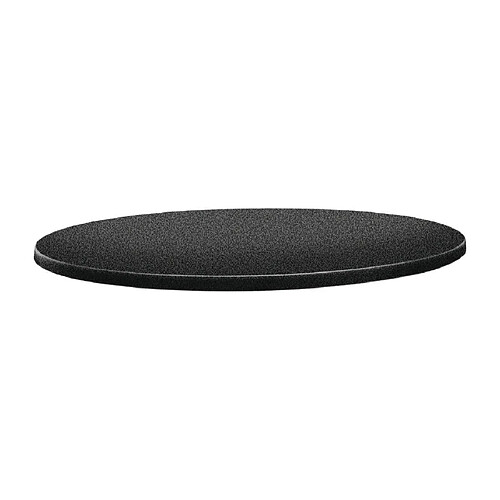 Plateau de table rond anthracite 80cm - Topalit