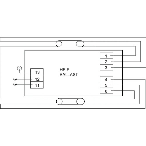 Philips HF-P 258 TL-D III 220-240 Ballast Electronique