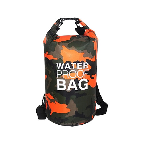 Totalcadeau Sac waterproof avec sangles réglables 15L