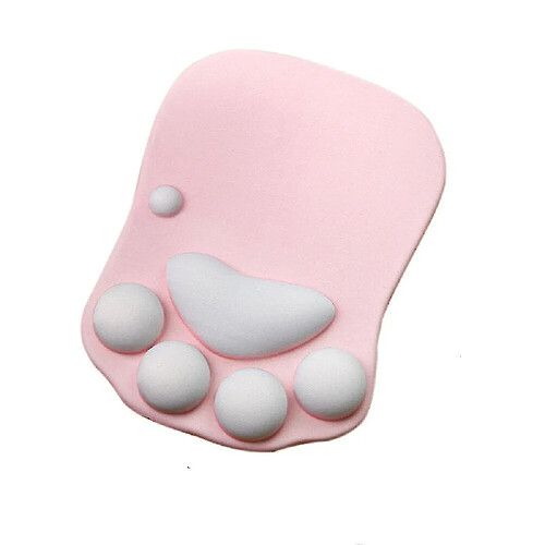 Universal Carton de support de poignet de souris 3D Caton de souris mignon patche mignonne PAW ANTISLIP SILICONE GEL MICE MAT MOUSEPAD PC