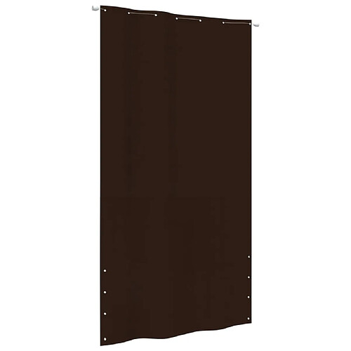 vidaXL Écran de balcon Marron 140x240 cm Tissu Oxford