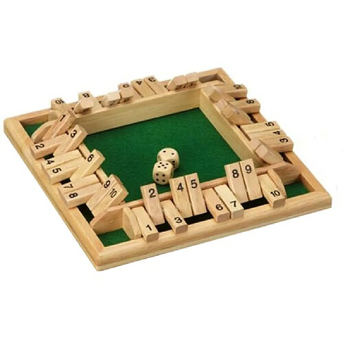 Shut The Box 10 pour 4 joueurs