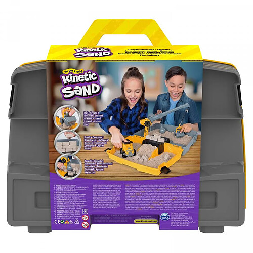 Spinmaster Mallette de construction 907 g kinetic sand