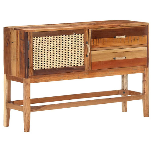 Maison Chic Buffet,Meuble de Rangement,commode pour salon,Cuisine 118x30x76 cm Bois de récupération massif -MN59735