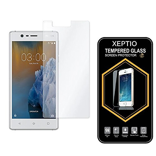 Nokia 6 4G : Protection d'écran en verre trempé - Tempered glass Screen protector 9H premium / Films vitre Protecteur d'écran verre trempé nouveau Nokia6 smartphone 2017/2018 - Version intégrale avec accessoires - Accessoires XEPTIO