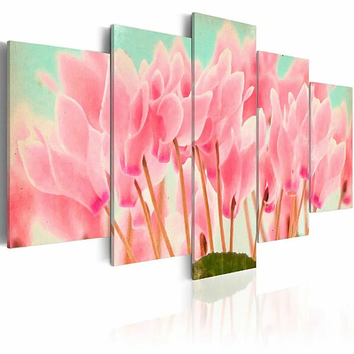 Paris Prix Tableau Imprimé Cyclamen 100 x 200 cm