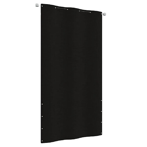 vidaXL Écran de balcon Noir 120x240 cm Tissu Oxford