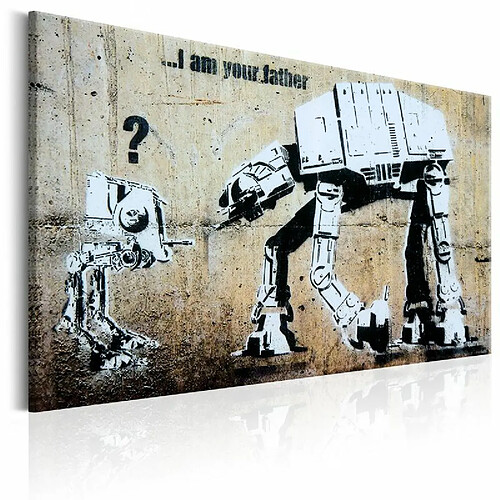 Paris Prix Tableau Imprimé I Am Your Father - Banksy 40 x 60 cm