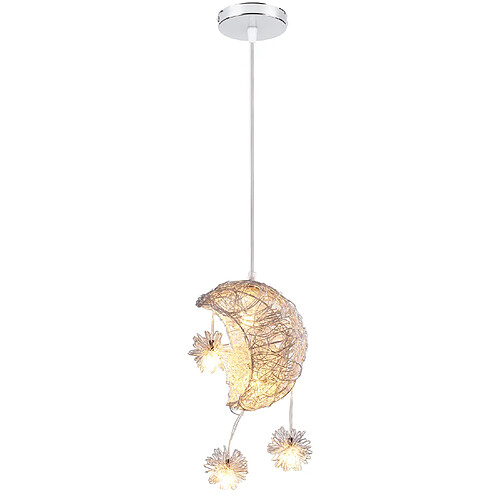 Stoex Suspension Luminaire Moderne 15CM Lampe À Suspension Lune Plafonnier Rétro Vintage Pour Couloir, Chambre À Coucher, Salon, Cuisine