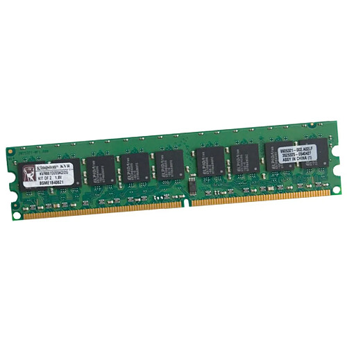 1Go RAM Serveur Kingston KVR667D2E5K2/1G DIMM PC2-5300E ECC 240-Pin 667Mhz · Occasion