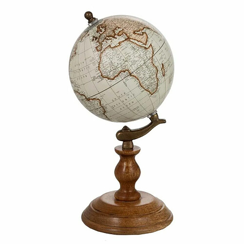 Paris Prix Statuette Déco sur Pied Globe 28cm Naturel