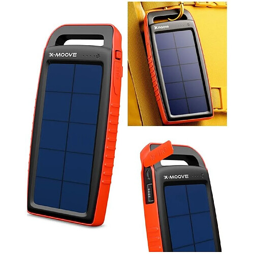 Livoo Batterie Smartphone Chargeur solaire 10000 mAh SOLARGO POCKET DOUBLE USB