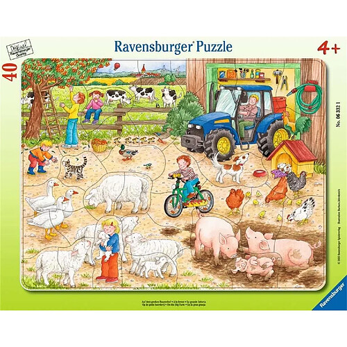 Ravensburger Puzzle À la ferme pour enfant - 40 piéces