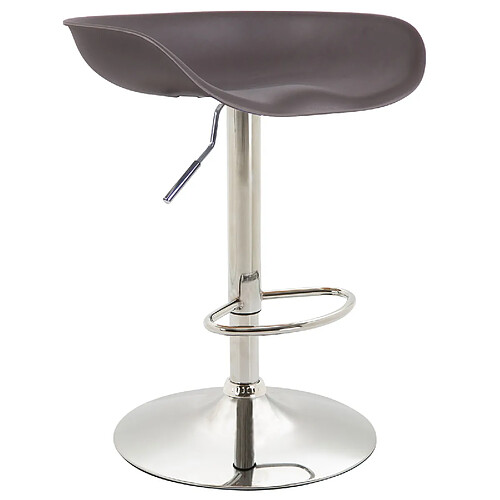 Non Tabouret de bar Anaheim plastique chromé