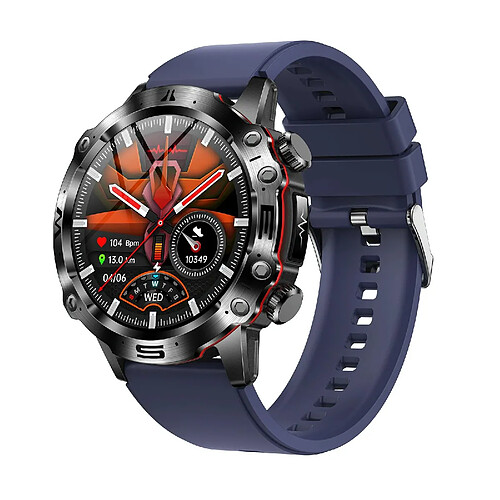 Yonis Montre Connectée Écran AMOLED Appels Bluetooth ECG