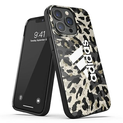 adidas or snap coque leopard iphone 13 pro / 13 6,1" bezowy/beige 47258