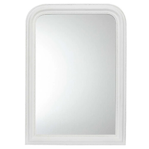 Toilinux Miroir moulures 73x104 cm - Blanc