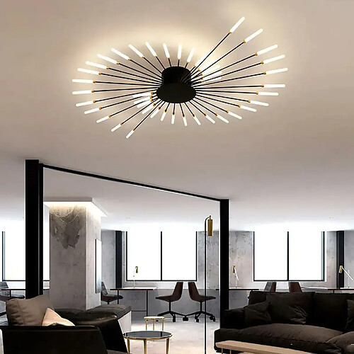 Plafond moderne à LEDs lumière 21 W feux d'artifice galaxie lumière décorative rayons lumineux plafond bureau salon chambre 230V 4000K