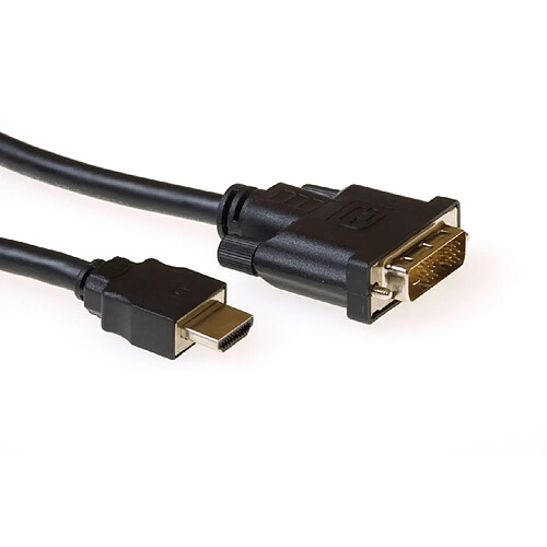 Eminent Ewent EW9860 2m HDMI DVI-D Noir câble vidéo et adaptateur