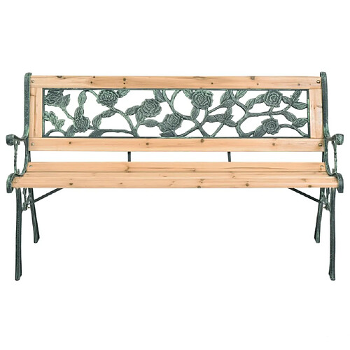 Maison Chic Banc de jardin | Banquette de jardin | Chaise Relax 122 cm Bois -MN21826