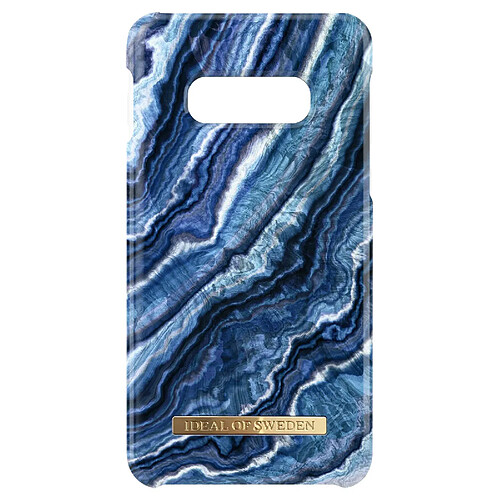 Coque Samsung Galaxy S10e Tendance Magnétique Indigo Swirl Ideal of Sweden Bleu