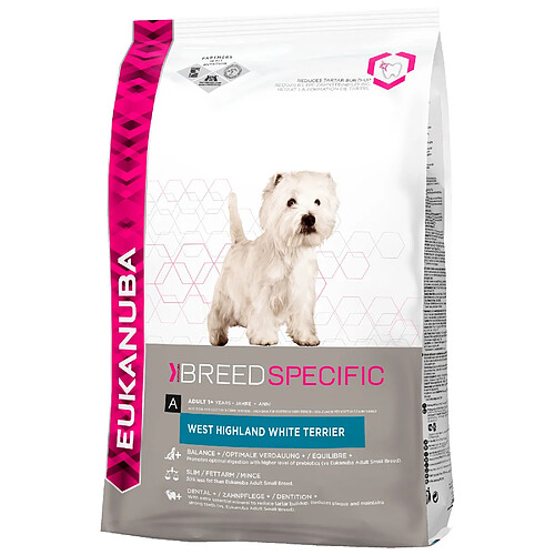 EUKANUBA Croquettes au poulet - 2,5kg - Pour West Highland Terrier