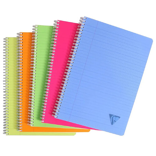 Clairefontaine Cahiers à reliure spiralée 90 Feuilles à réglure 5 pcs