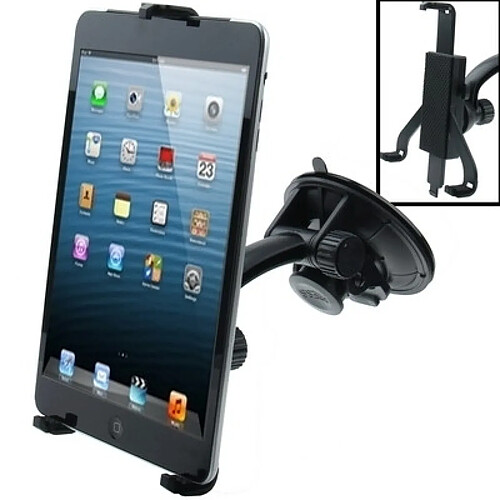 Wewoo Support Holder noir pour iPad mini 1/2/3 / nouvel 3 / 2 / / autre tablette voiture, réglable en largeur: 100-220mm, universel