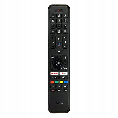 GUPBOO Télécommande Universelle de Rechange Pour TOSHIBA télécommande TV vocale intelligente 58UA2B63DB