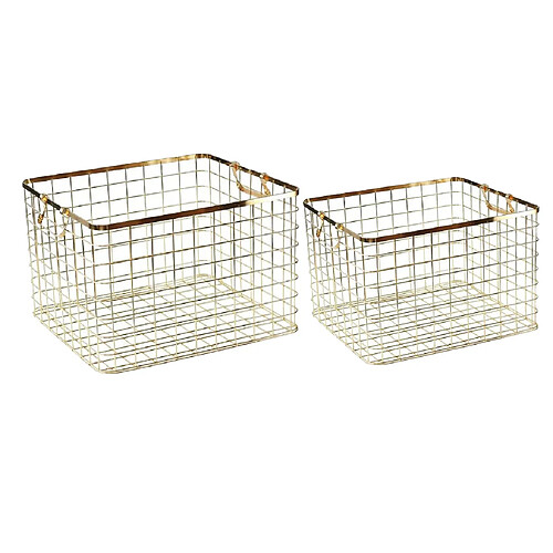 Panier De Rangement Pour Vêtements Sale Nordique, Panier à Linge En Métal Gold-M + S