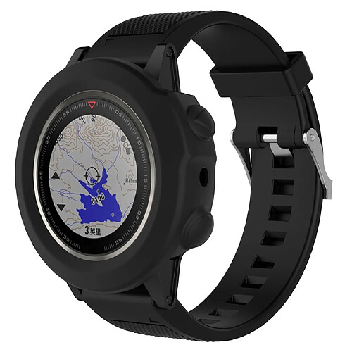 Wewoo Boîtier de montre Étui de protection en silicone Smart Watchhôte non inclus pour Garmin Fenix 5X noir