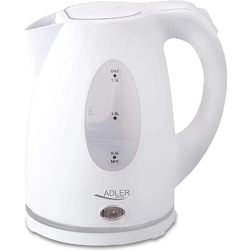 Adler bouilloire électrique de 1,5L 2000W blanc