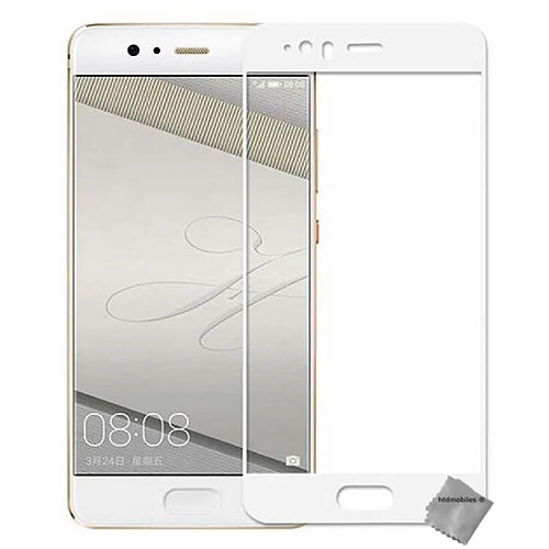 Htdmobiles Film de protection vitre verre trempe incurve integral pour Huawei P10 - BLANC