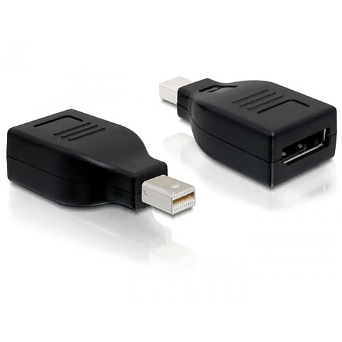 DeLOCK Displayport Adapter Displayport mini M Displayport FM Noir