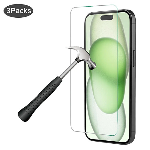 Platyne Pack De 3 Verres Trempes Iphone 15 Plus