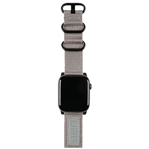 Bracelet Apple Watch 42 et 44 mm en Nylon Nato UAG Gris