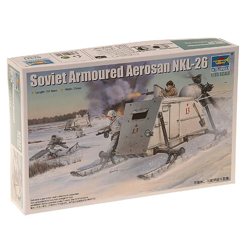 Trumpeter 02321 modèle Armoured Kit de Soviet Nkl 26 aerosan